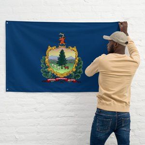 Vermont State Flag (Customizable)